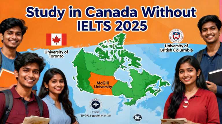 Study in Canada Without IELTS – Latest Rules and Alternatives (2025 Guide)