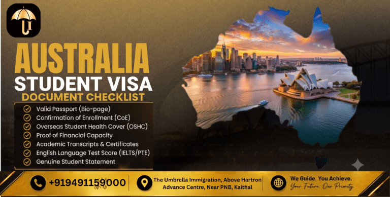 Student Visa Document Checklist